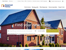 Tablet Screenshot of keepmoat.com